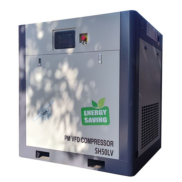 ZD50 Industrial 37kw 50hp Stationary Variable Speed Rotary Screw Air Compressor